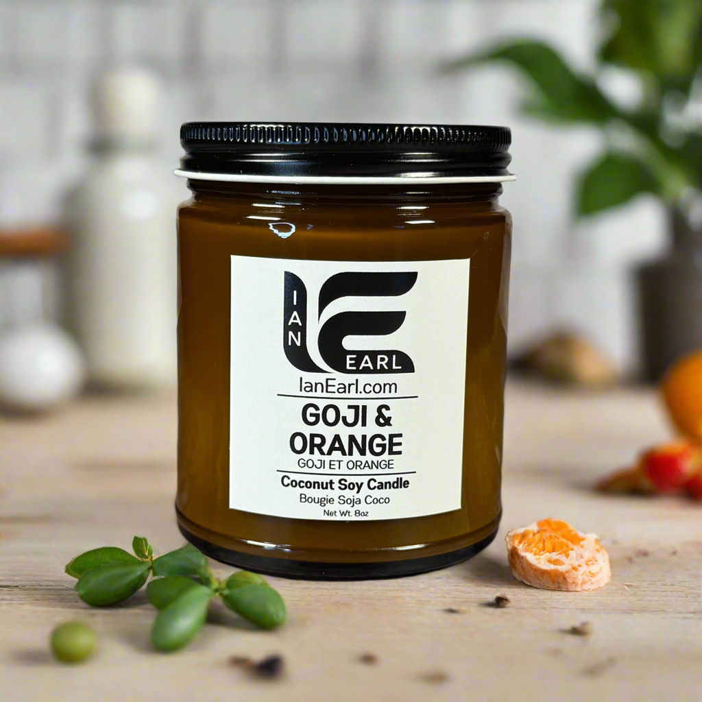 Goji & Orange - Coconut Soy Wax - 8oz Candle