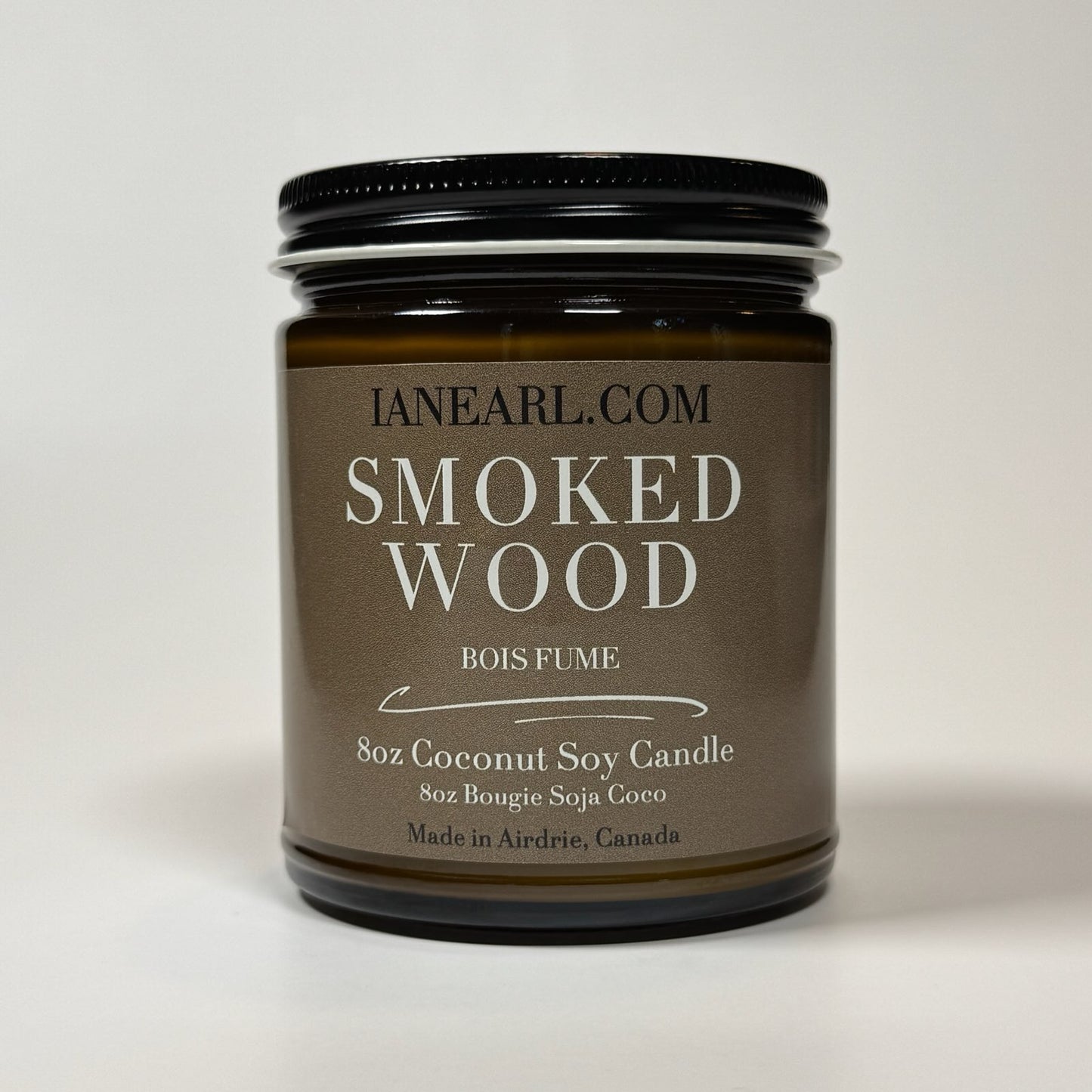 Smoked Wood - 8oz Coconut Soy Candle - Prismatic Ash Soap Co.