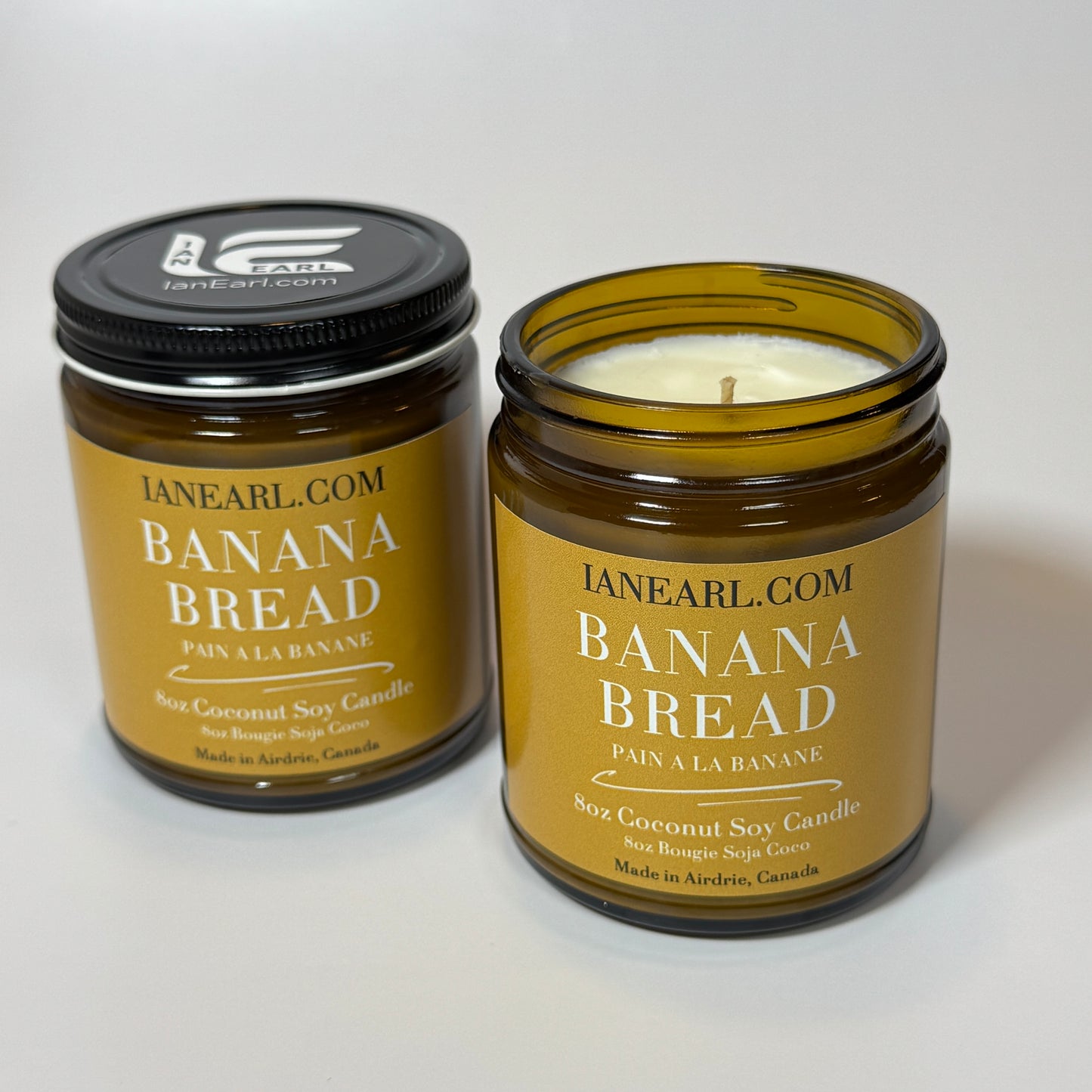 Banana Bread - 8oz Coconut Soy Wax Candle