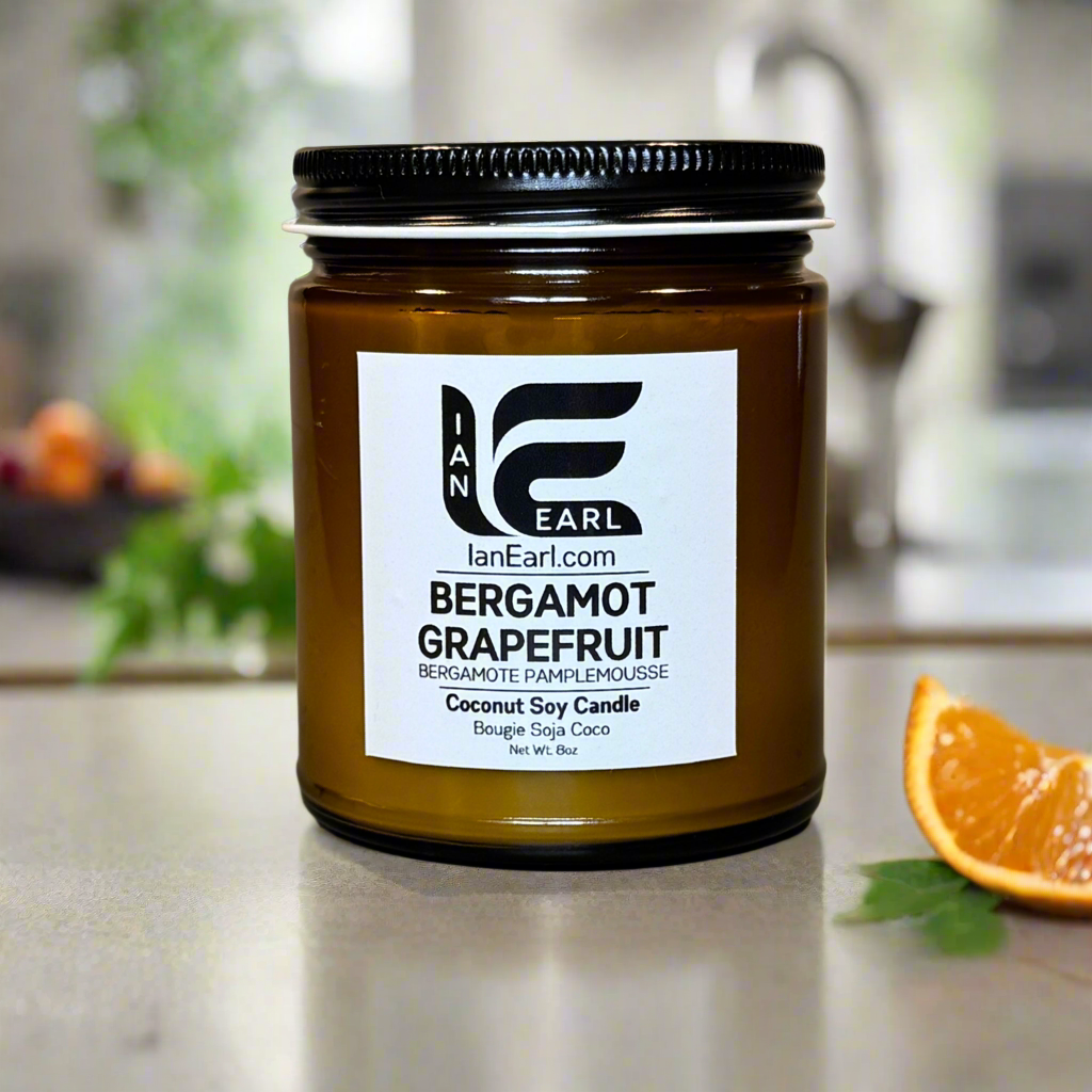 Bergamot Grapefruit - Coconut Soy Wax - 8oz Candle