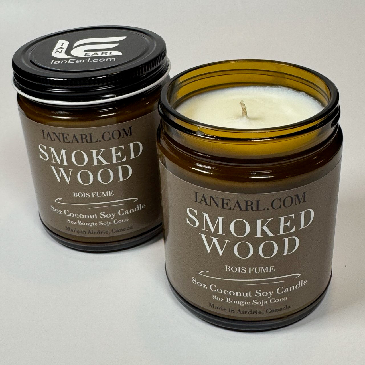 Smoked Wood - 8oz Coconut Soy Candle
