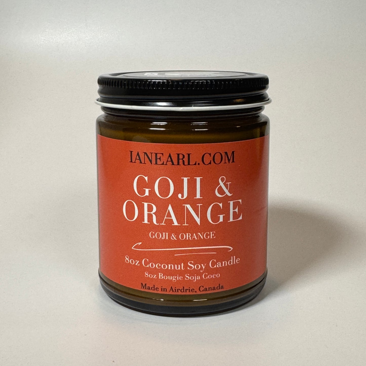 Goji & Orange - 8oz Coconut Soy Candle