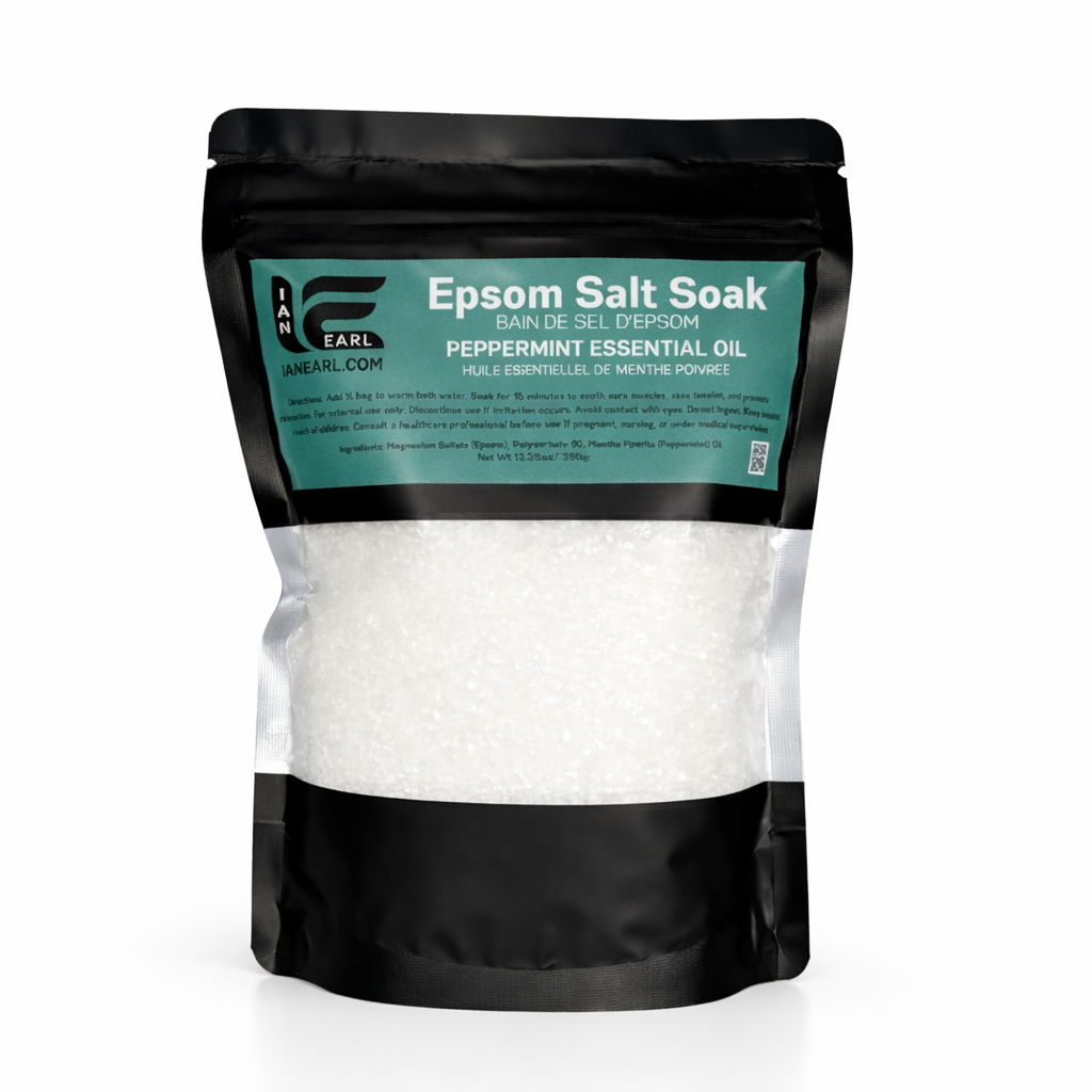 Epsom Salt Soak - Peppermint Essential Oil - Prismatic Ash Soap Co.