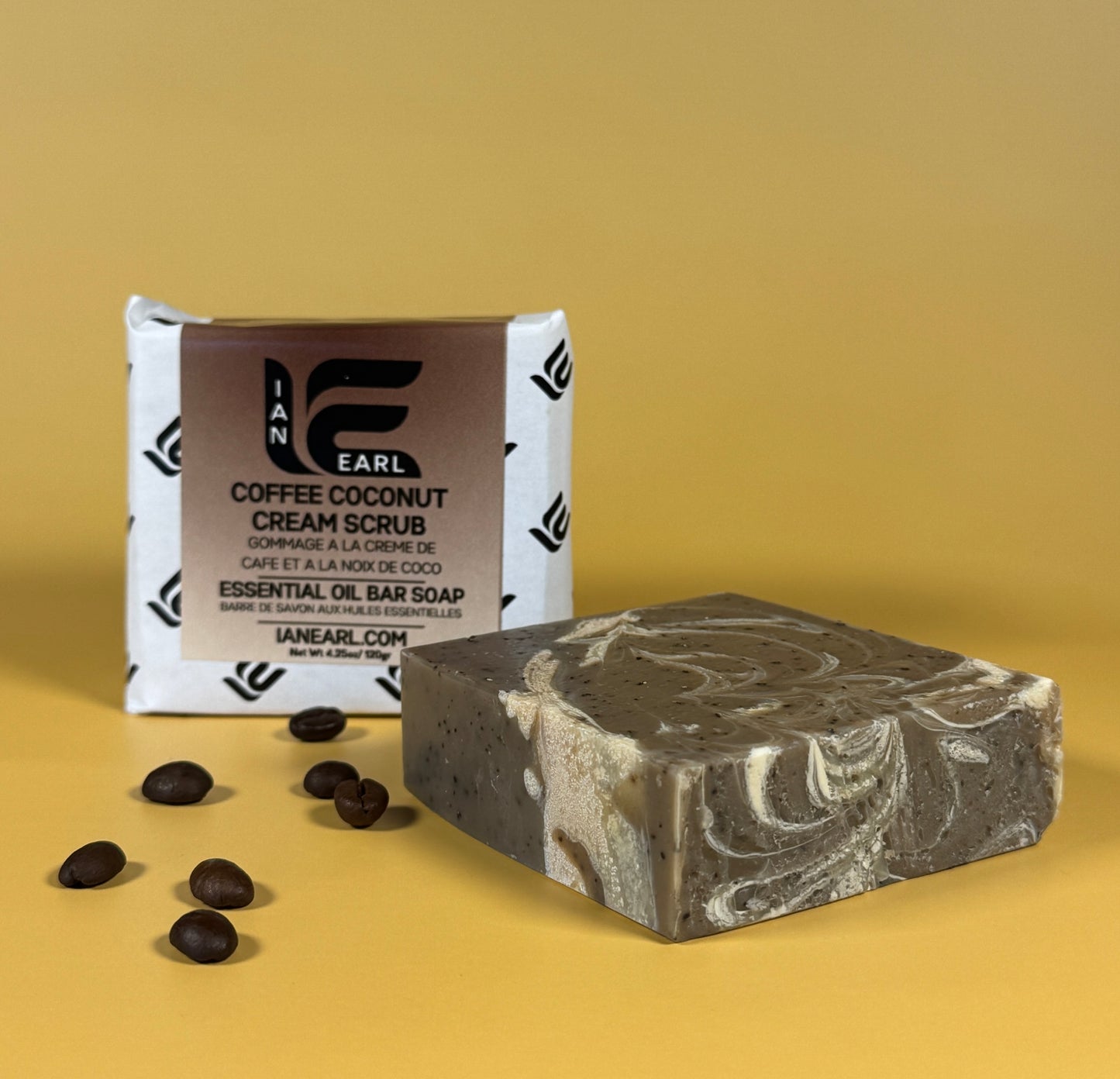 Coffee Coconut Cream Scrub Bar Soap