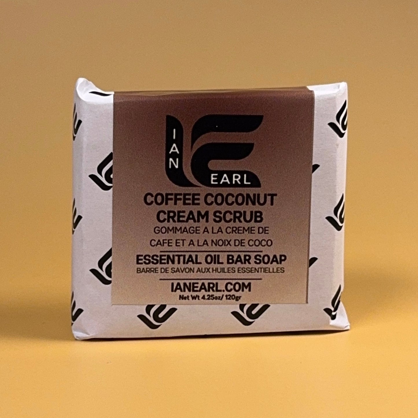 Coffee Coconut Cream Scrub Bar Soap