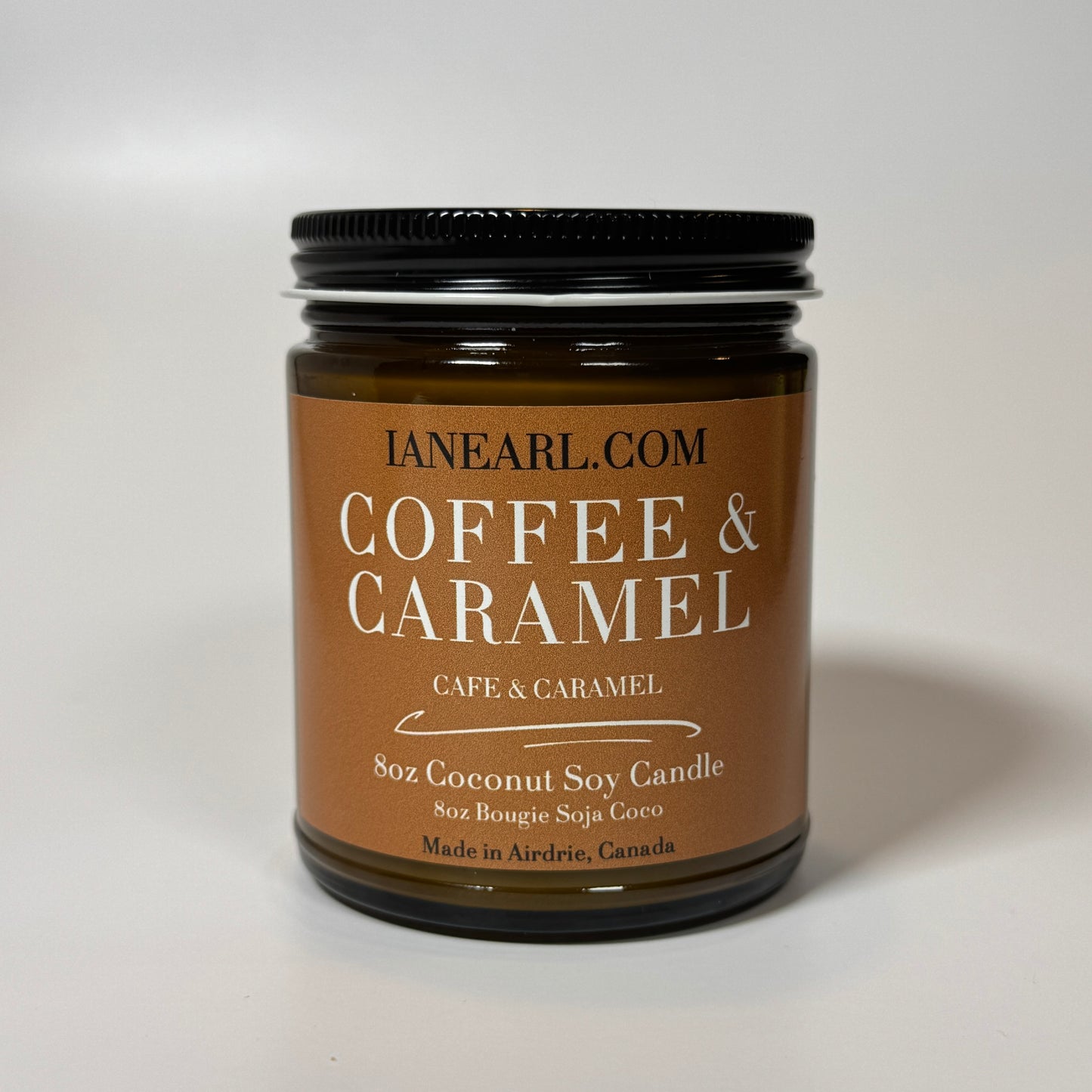 Coffee & Caramel - 8oz Coconut Soy Candle
