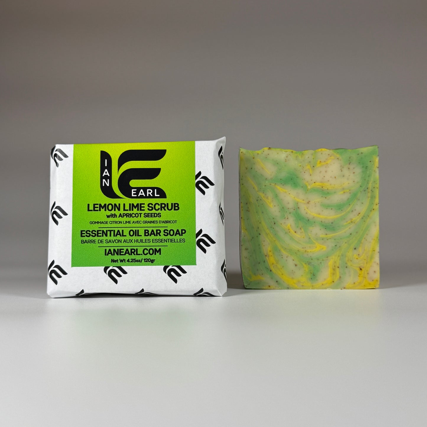 Lemon Lime Scrub - EO Scrub Bar Soap - Prismatic Ash Soap Co.