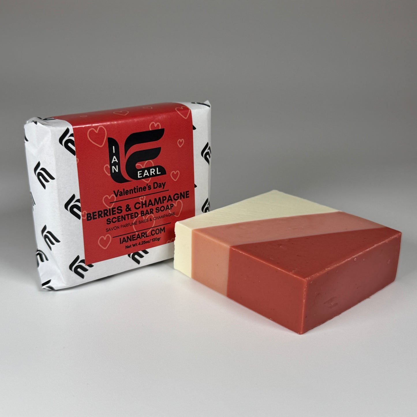 Berries & Champagne Scented - Valentine's Day Bar Soap