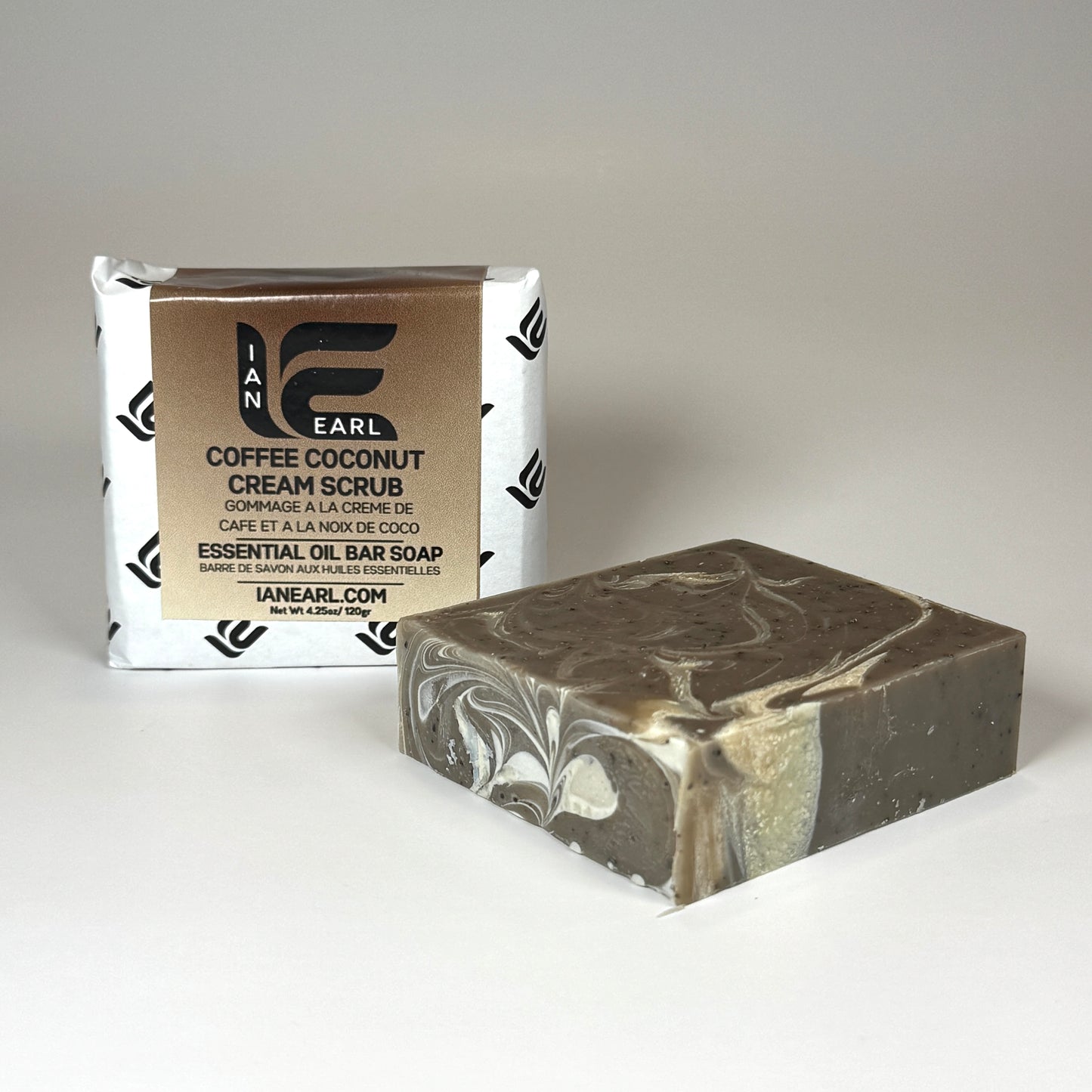 Coffee Coconut Cream Scrub Bar Soap