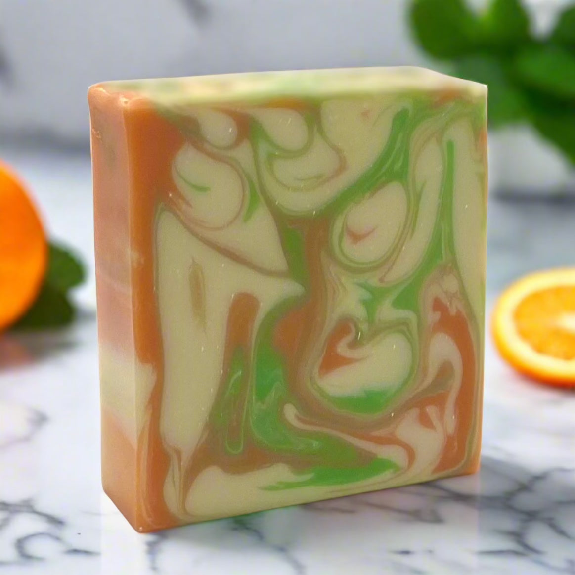 Spearmint Orange - Essential Oil Bar Soap - Prismatic Ash Soap Co.