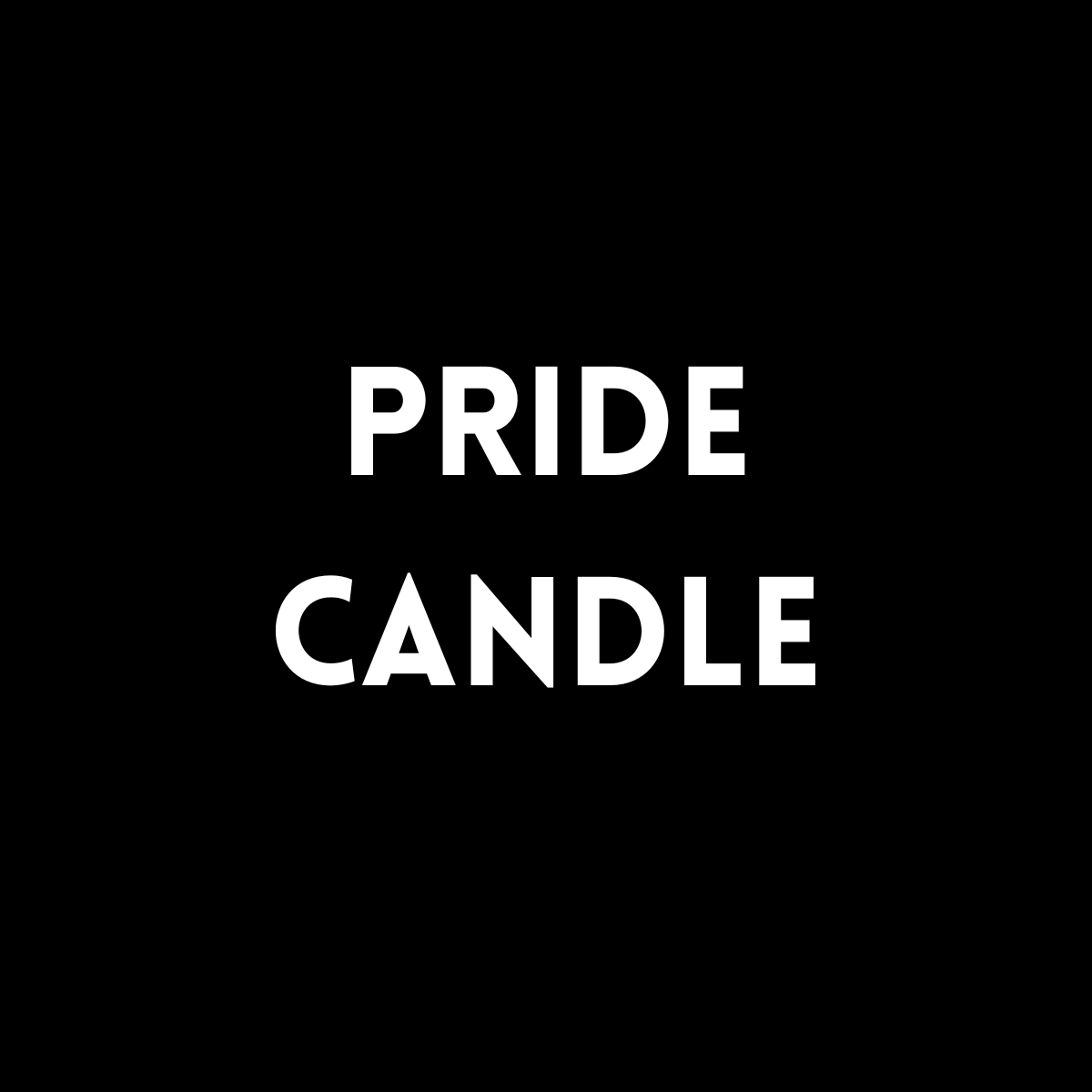 Pride Candle