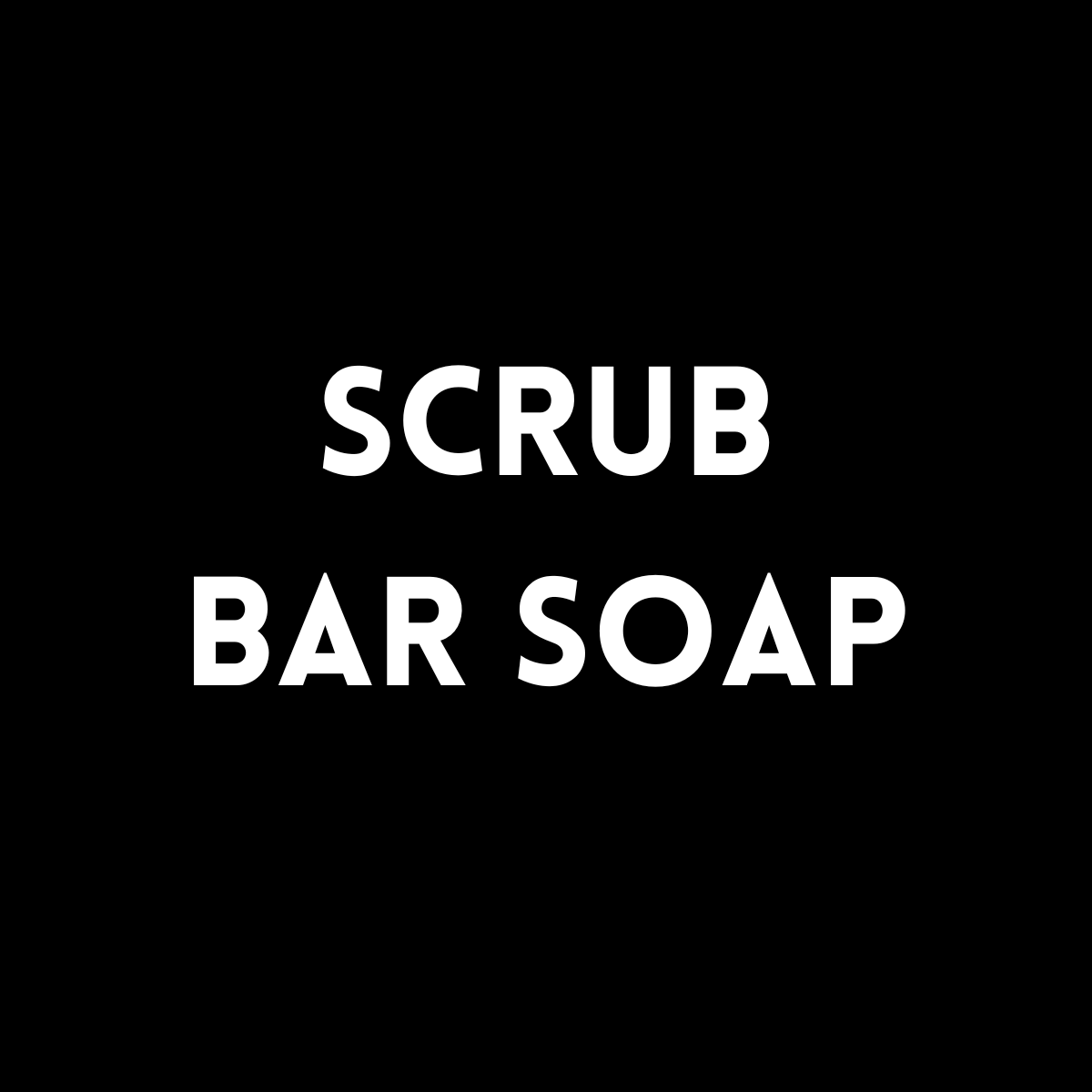 Scrub Bar Soap