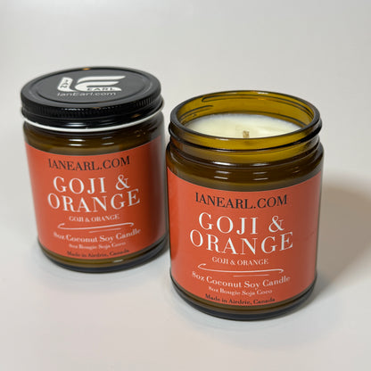Goji & Orange - 8oz Coconut Soy Candle