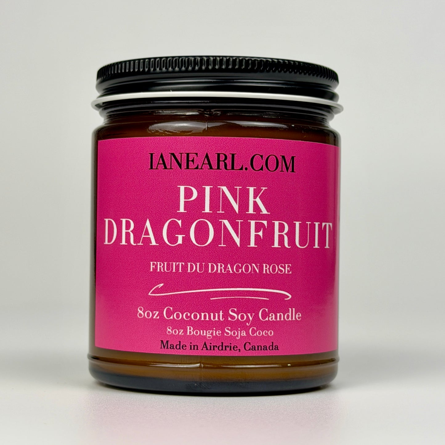 Pink Dragonfruit - 8oz Coconut Soy Candle