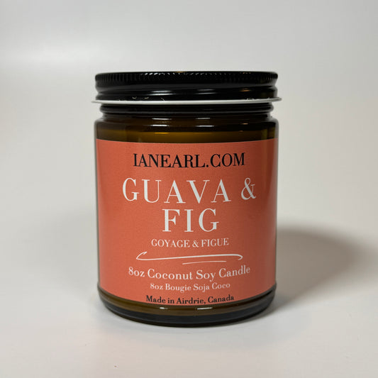Guava & Fig - 8oz Coconut Soy Candle