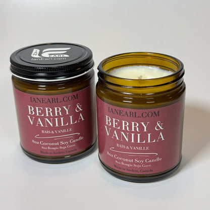 Berry Vanilla - 8oz Coconut Soy Candle
