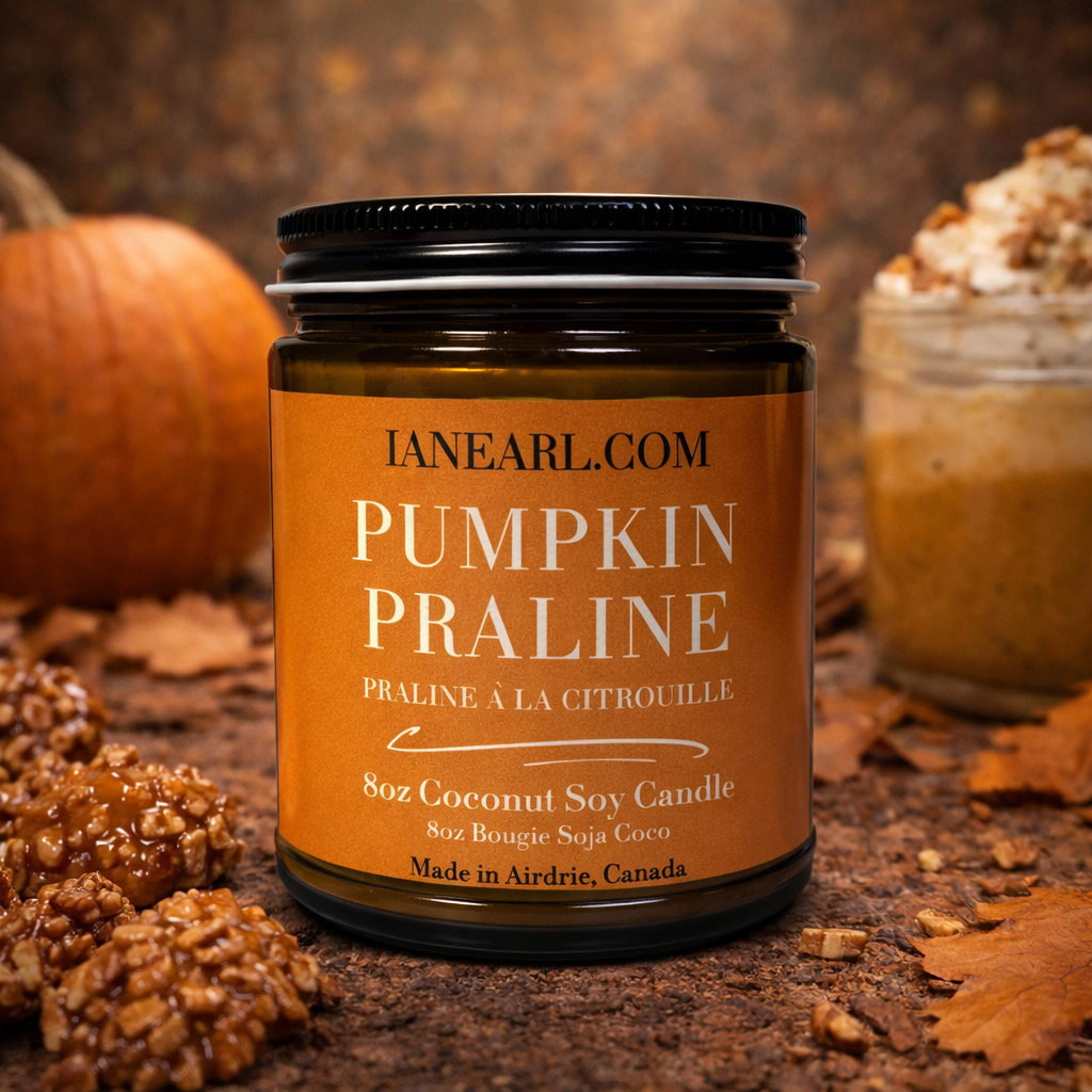 Pumpkin Praline - 8oz Coconut Soy Candle - Prismatic Ash Soap Co.