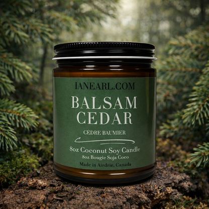 Balsam Cedar - 8oz Coconut Soy Candle