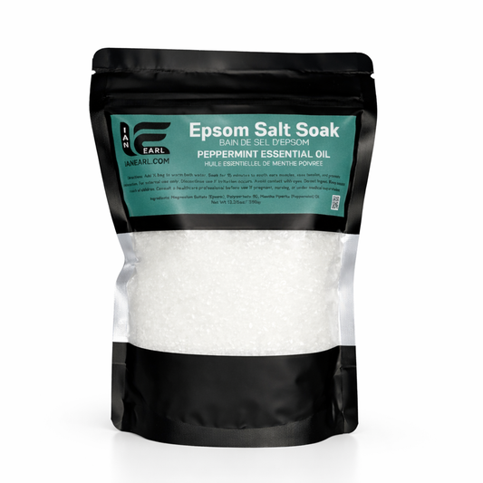 Epsom Salt Soak - Peppermint Essential Oil - Prismatic Ash Soap Co.