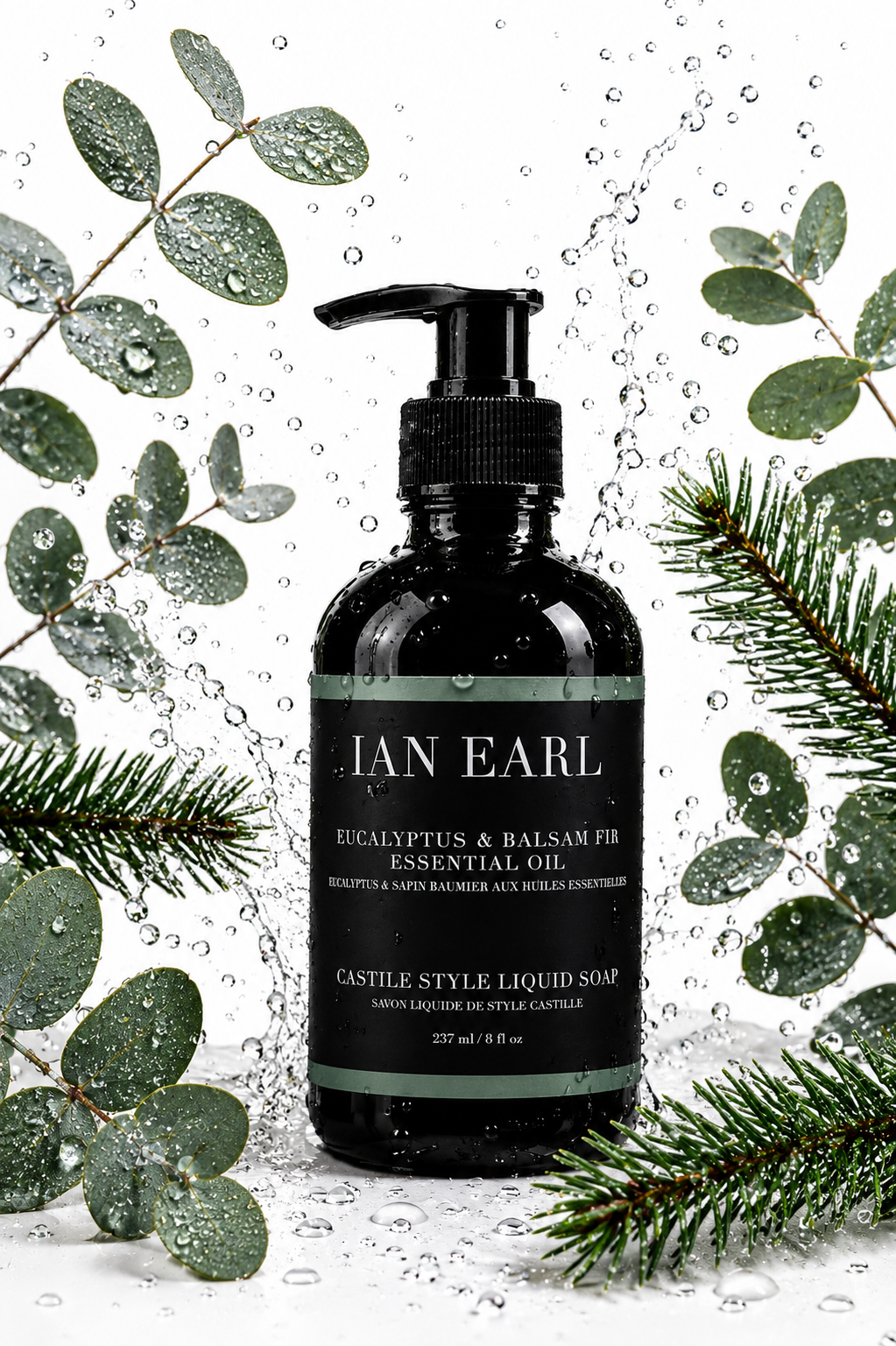Eucalyptus & Balsam Fir Essential Oil - Castile Style Liquid Soap