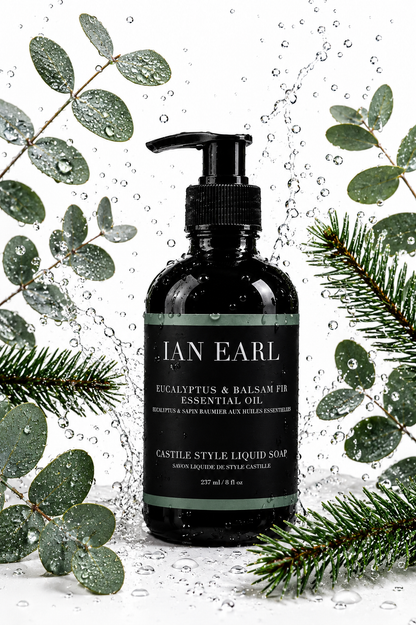 Eucalyptus & Balsam Fir Essential Oil - Castile Style Liquid Soap