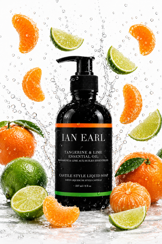 Tangerine & Lime Essential Oil - Castile Style Liquid Soap