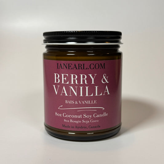 Berry Vanilla - 8oz Coconut Soy Candle