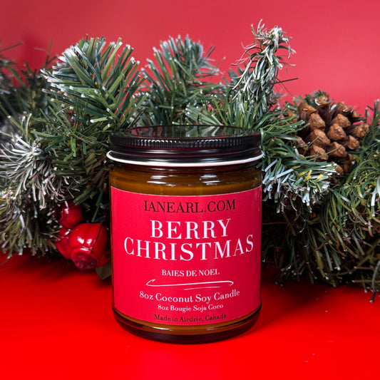 Berry Christmas - 8oz Coconut Soy Candle