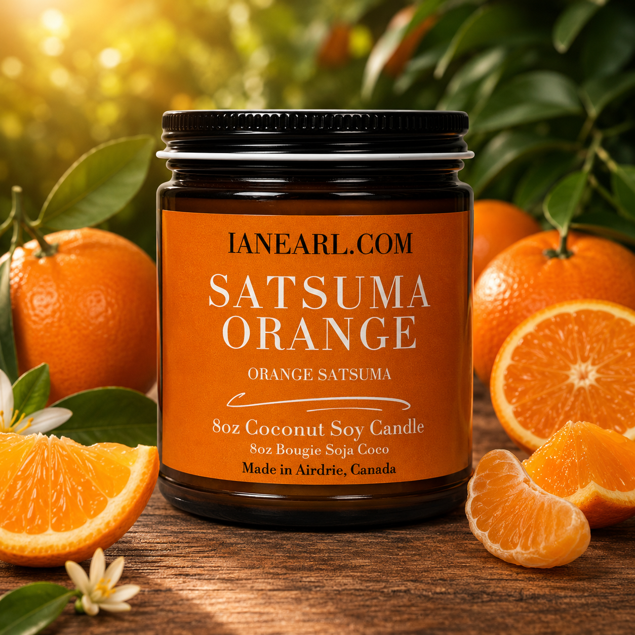 Satsuma Orange - 8oz Coconut Soy Candle