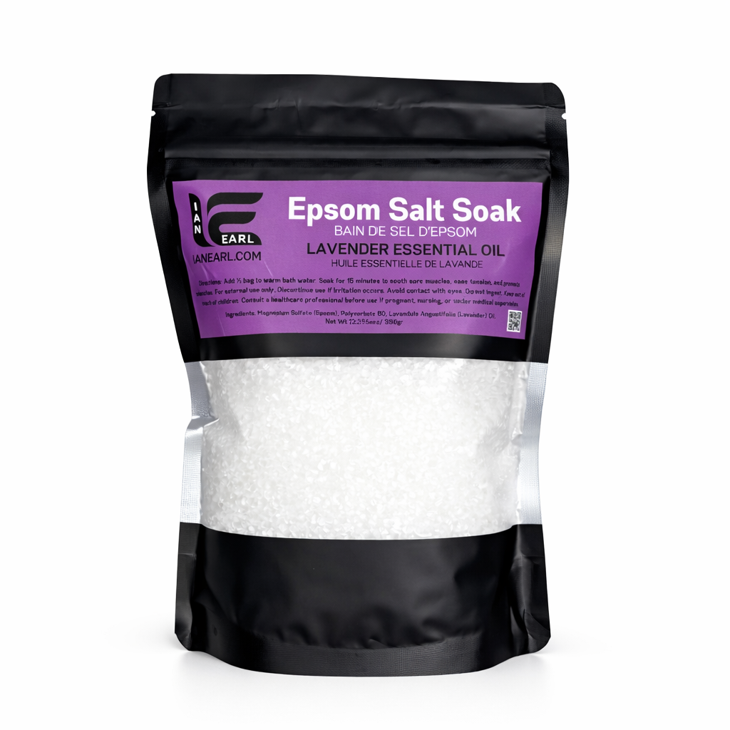 Epsom Salt Soak - Lavender Essential Oil - Prismatic Ash Soap Co.