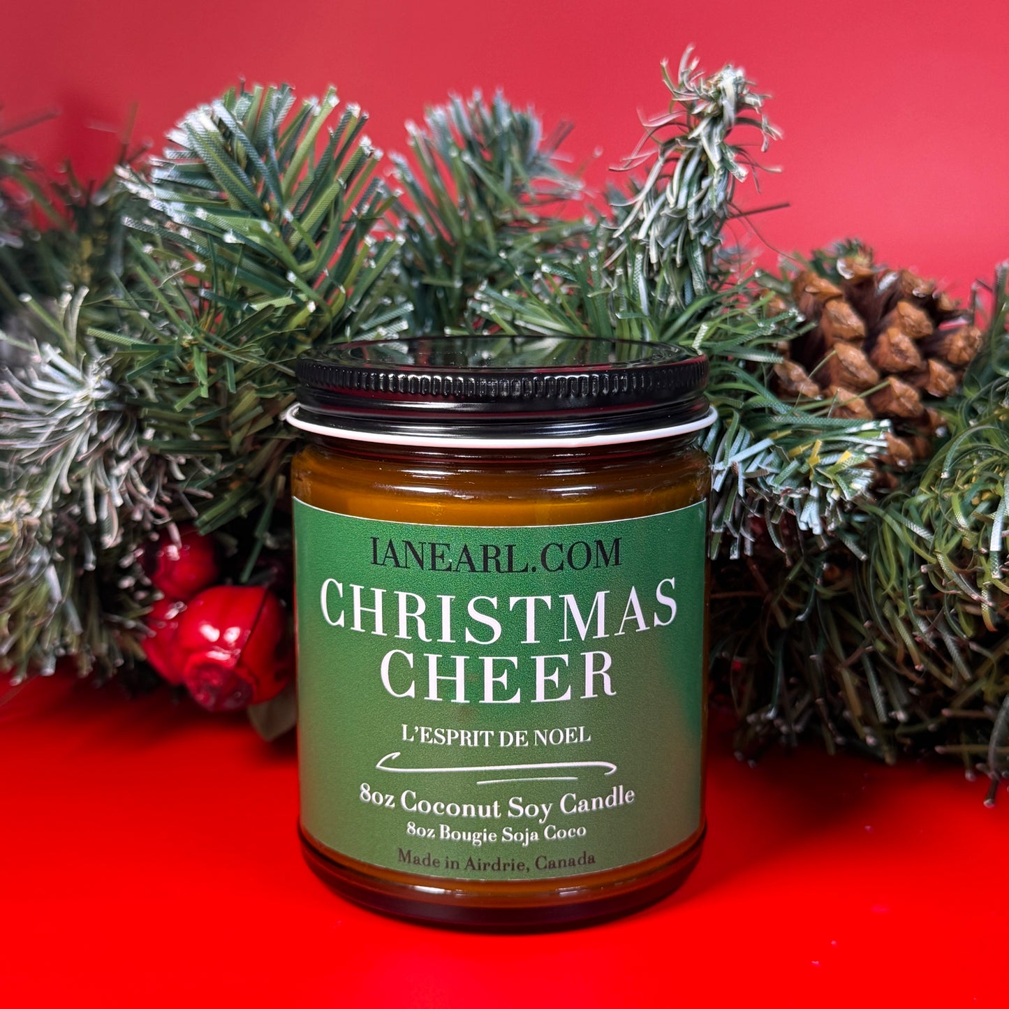 Christmas Cheer - 8oz Coconut Soy Candle