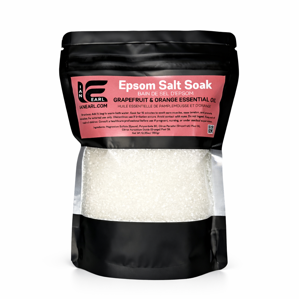 Epsom Salt Soak - Grapefruit & Orange Essential Oil - Prismatic Ash Soap Co.