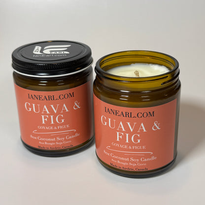 Guava & Fig - 8oz Coconut Soy Candle