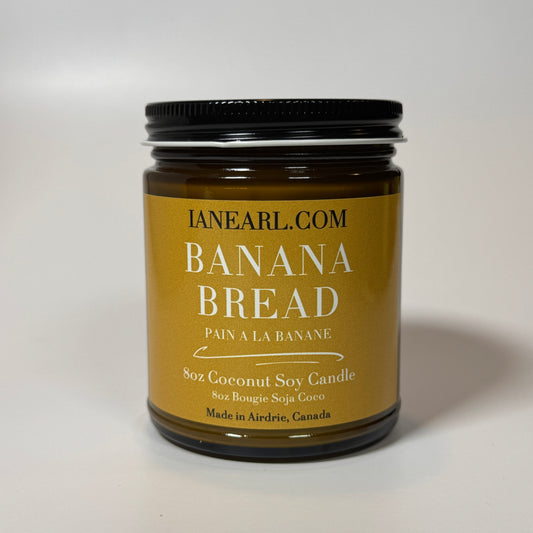 Banana Bread - 8oz Coconut Soy Wax Candle