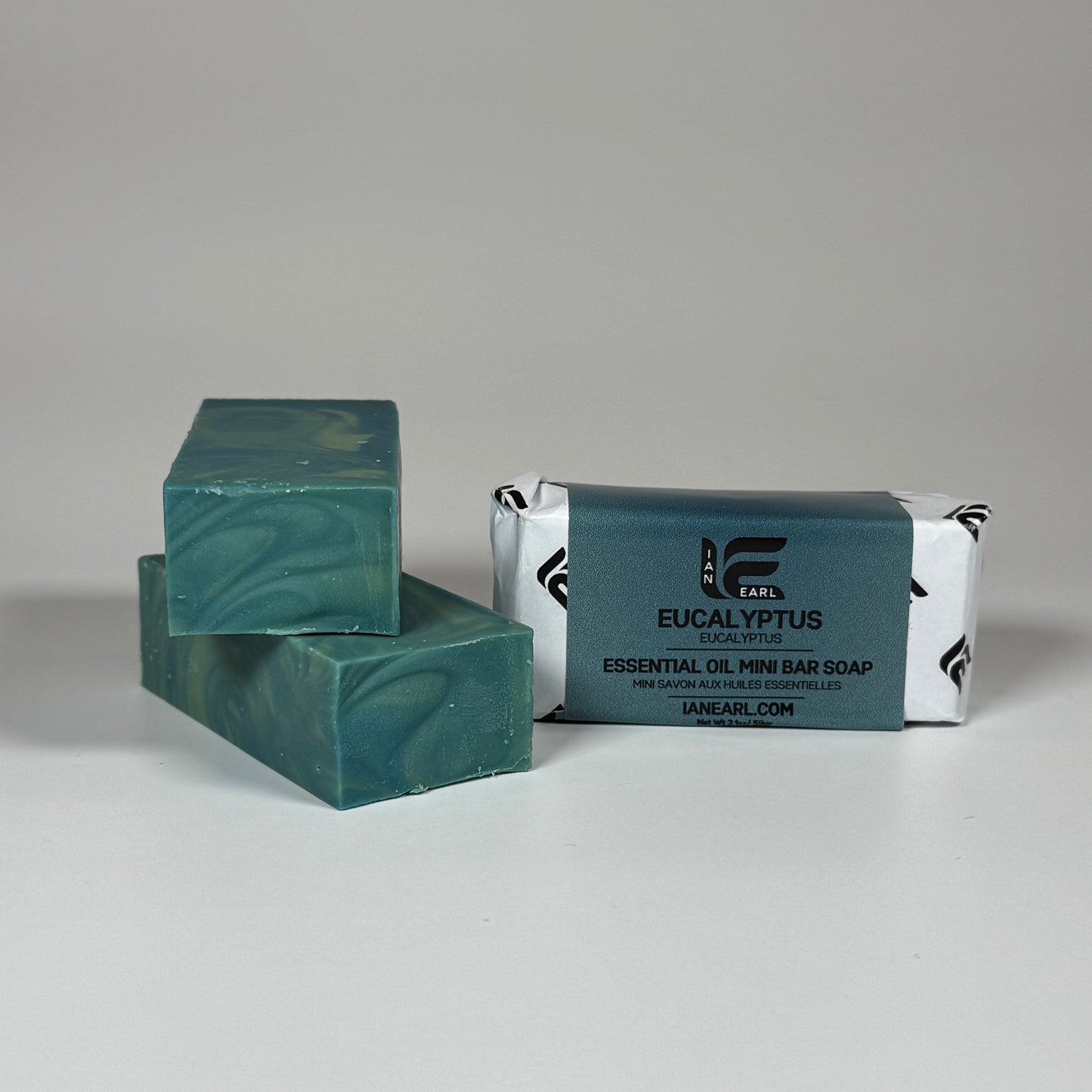 Gift Box - 4 Mini Bar Soaps - RESTORE Collection with Soap Saver Bag - Prismatic Ash Soap Co.