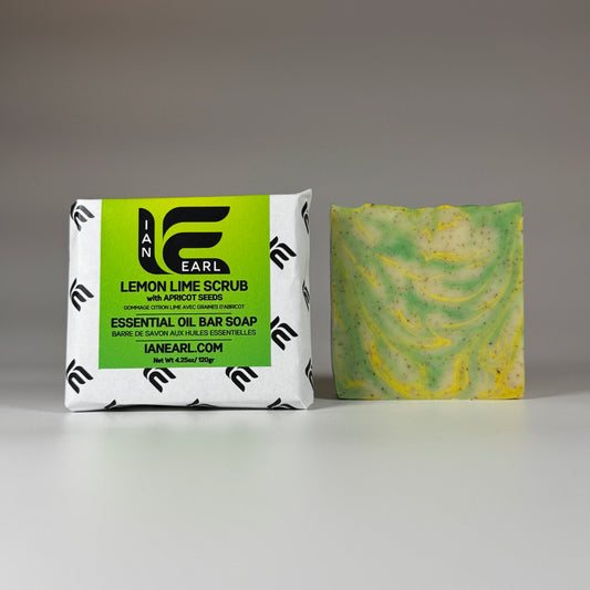 Lemon Lime Scrub - EO Scrub Bar Soap