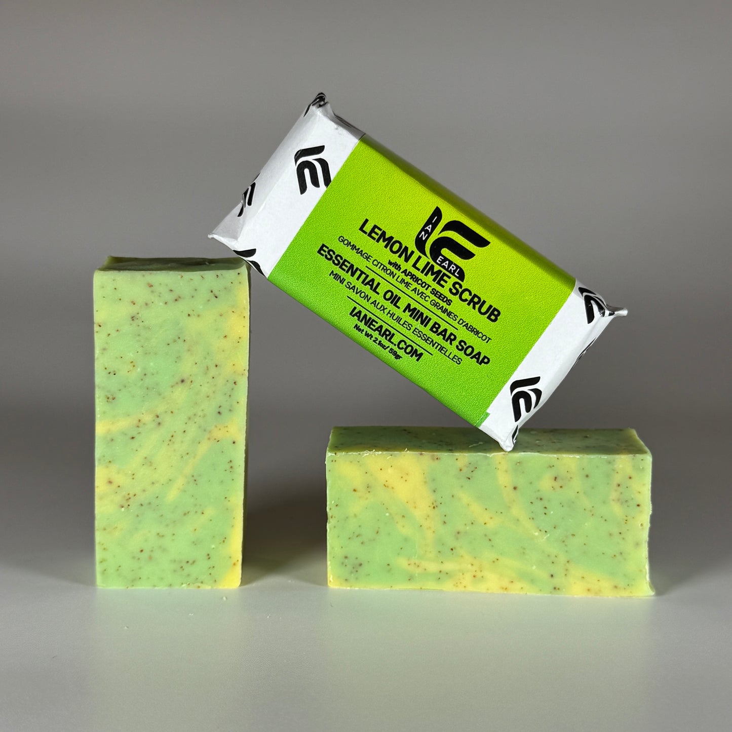 Gift Box - 4 Mini Bar Soaps - REFRESH Collection with Soap Saver Bag