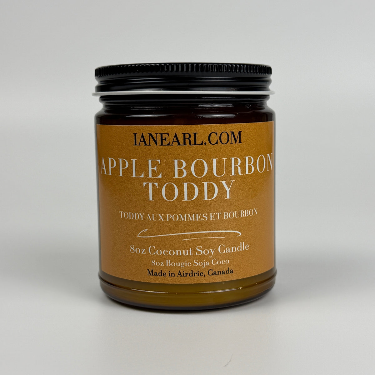 Apple Bourbon Toddy - 8oz Coconut Soy Candle - Prismatic Ash Soap Co.