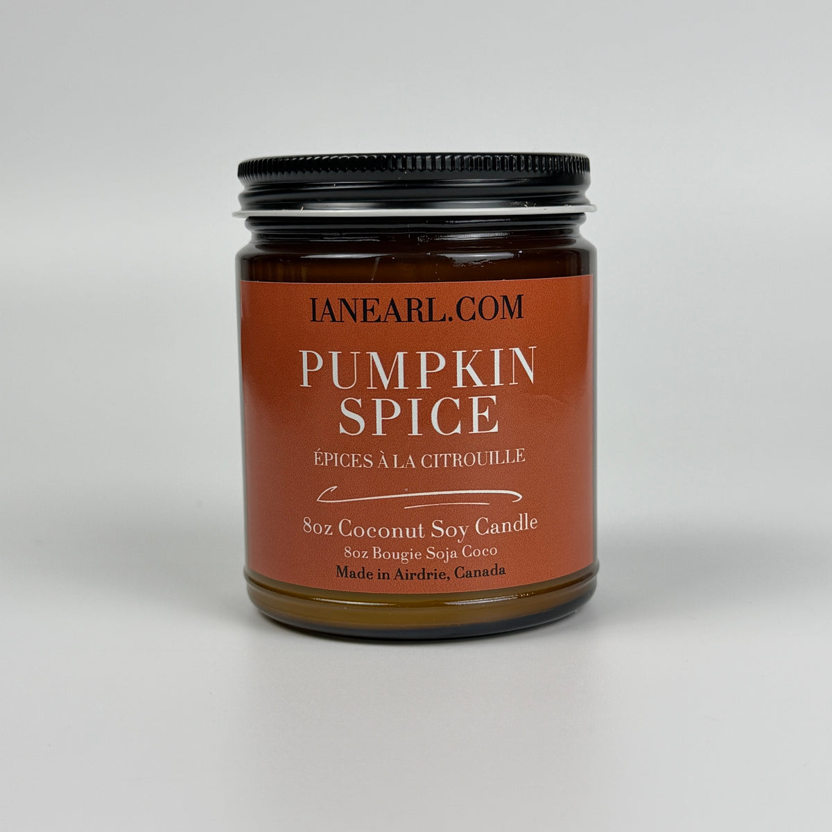 Pumpkin Spice - 8oz Coconut Soy Candle - Prismatic Ash Soap Co.