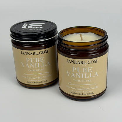 Pure Vanilla - 8oz Coconut Soy Candle - Prismatic Ash Soap Co.