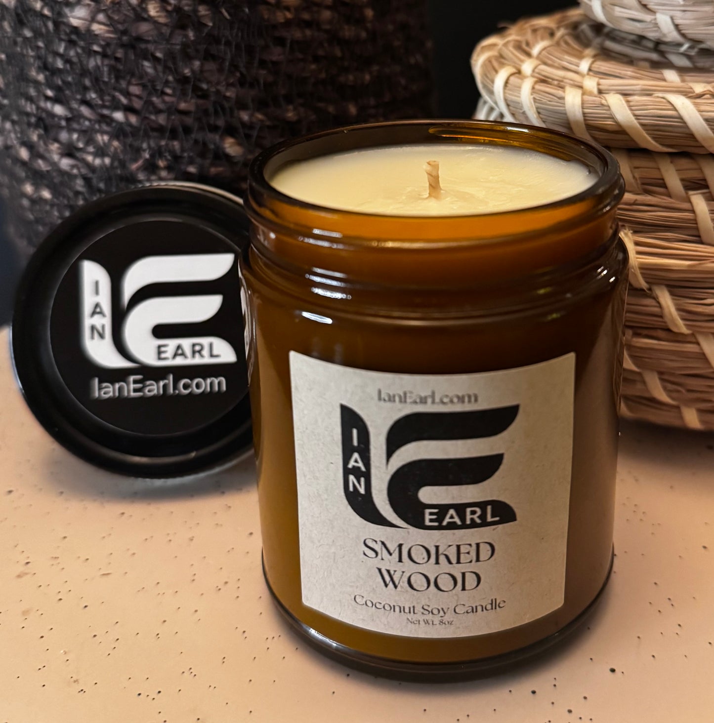 Smoked Wood - Coconut Soy Wax - 8oz Candle