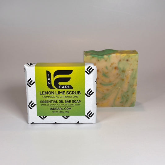 Lemon Lime Scrub - EO Scrub Bar Soap