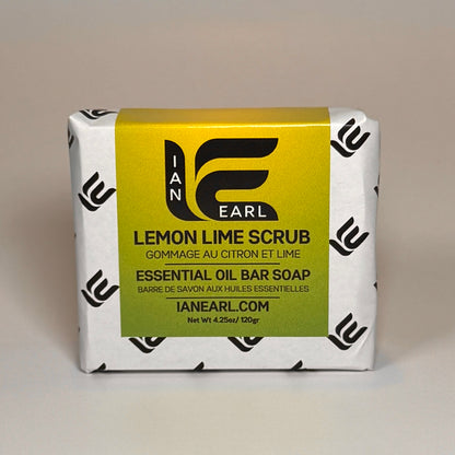 Lemon Lime Scrub - EO Scrub Bar Soap