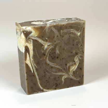 Coffee Coconut Cream Scrub Bar Soap