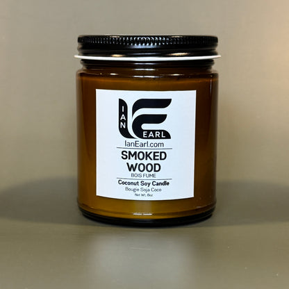 Smoked Wood - Coconut Soy Wax - 8oz Candle