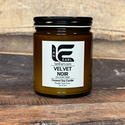 Velvet Noir - Coconut Soy Wax - 8oz Candle