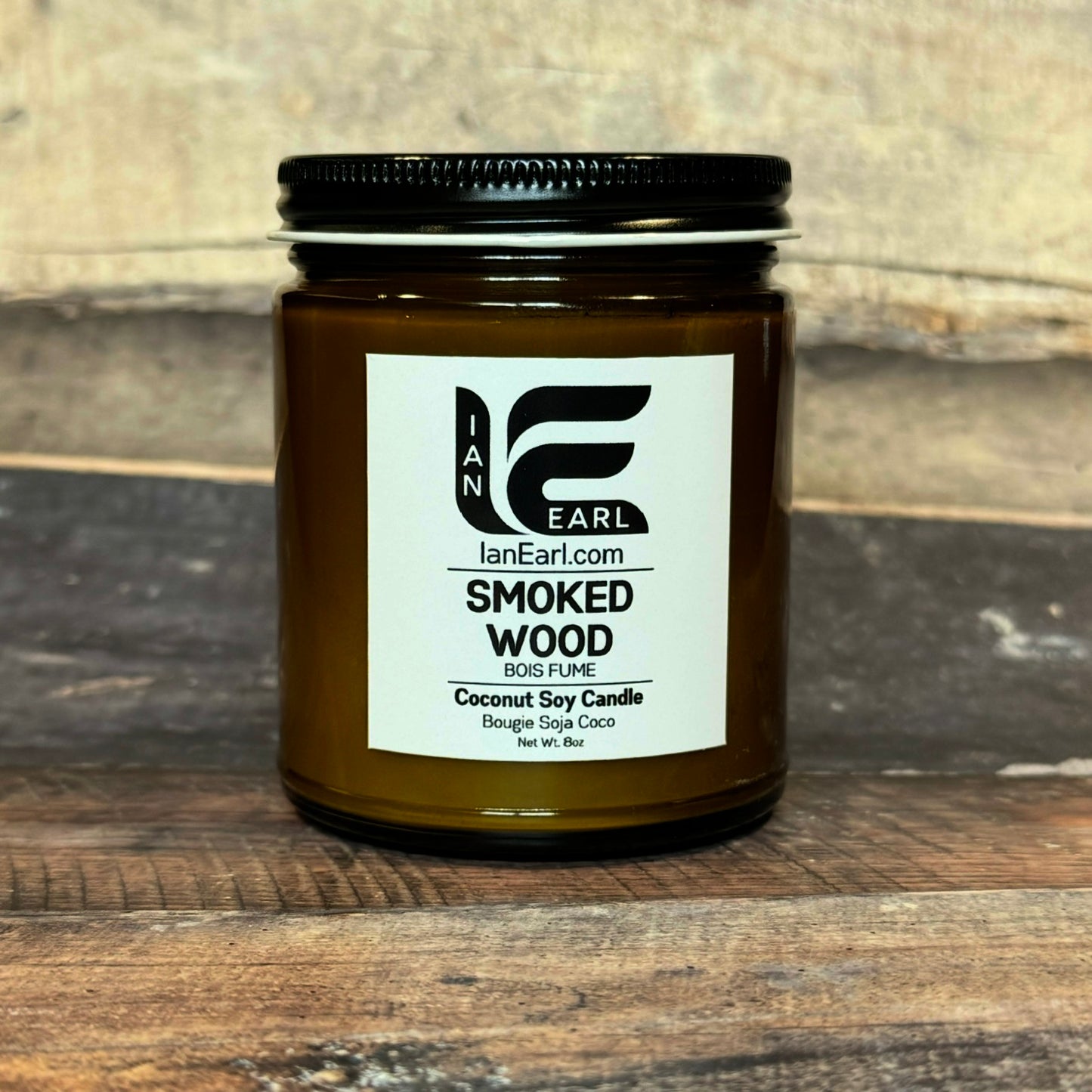 Smoked Wood - Coconut Soy Wax - 8oz Candle