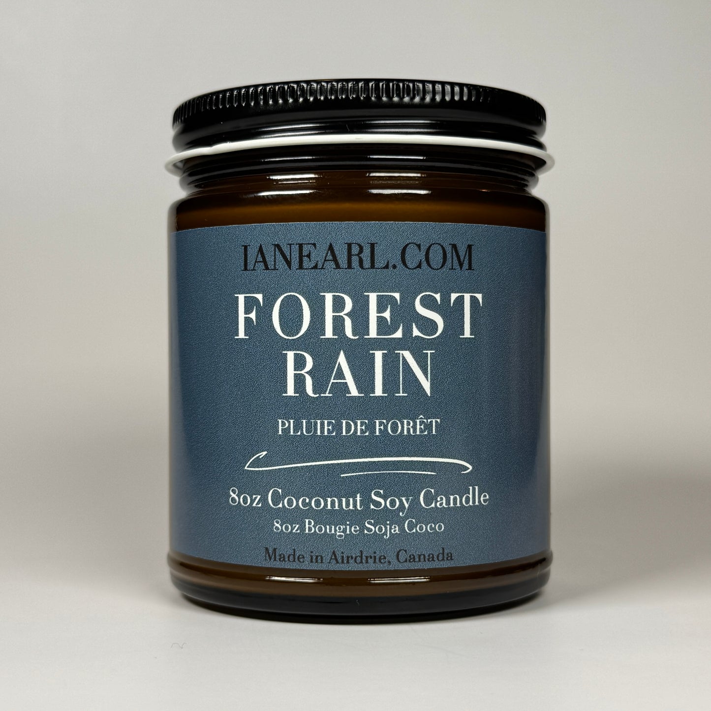 Forest Rain - 8oz Coconut Soy Candle - Prismatic Ash Soap Co.