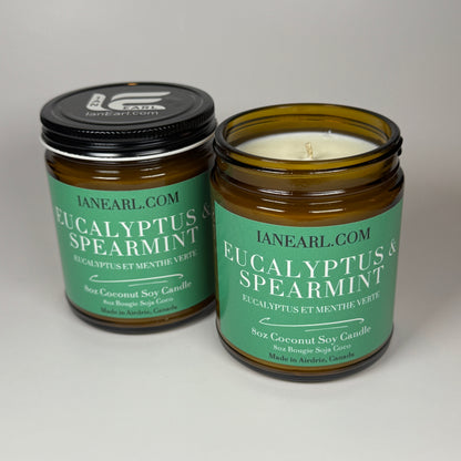 Eucalyptus & Spearmint - 8oz Coconut Soy Candle