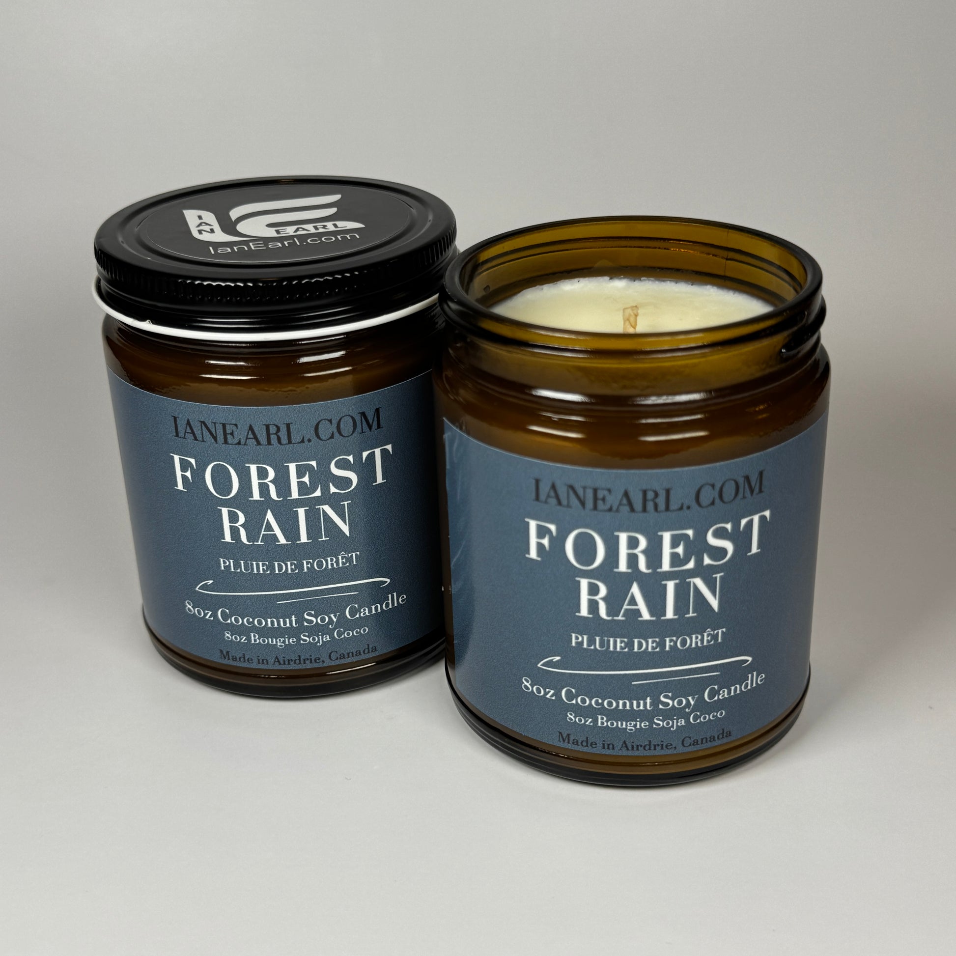 Forest Rain - 8oz Coconut Soy Candle - Prismatic Ash Soap Co.
